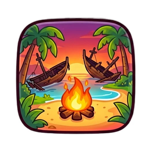 Castaway survival idle game cover