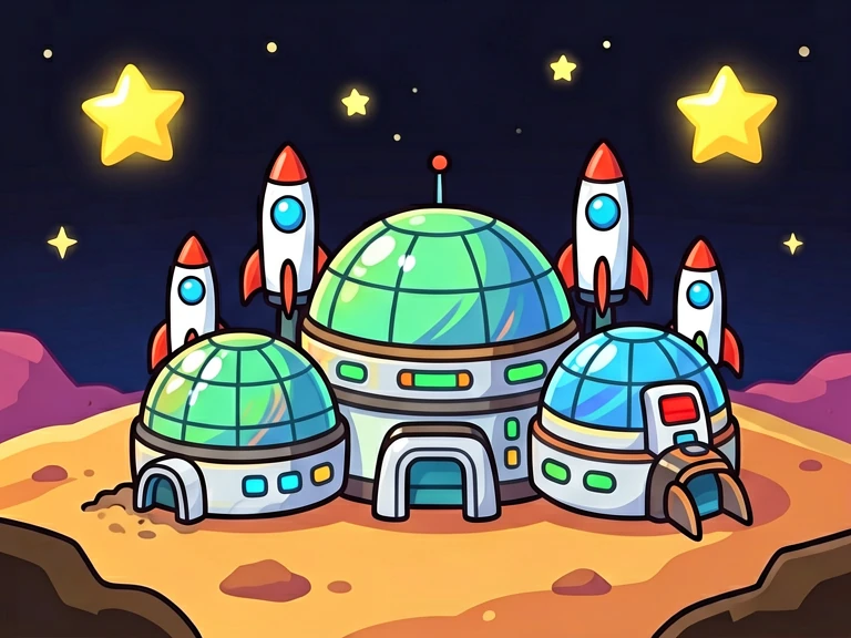 Idle Space Colony incremental game cover